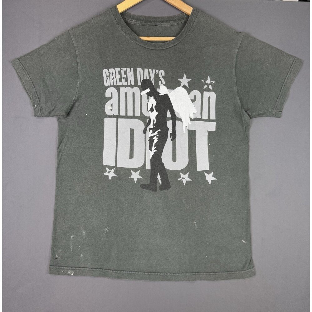Vintage Y2K Green Day American Idiot Band Tee Rock Shirt Rare Album Concert Tour